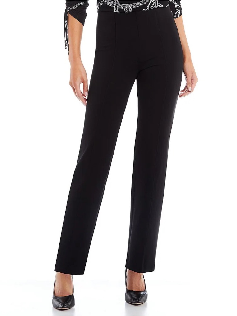 Slim Factor by Investments Slim Straight Trousers